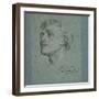 Portrait of Charles Augustus Howell, C.1866-Frederic Leighton-Framed Giclee Print