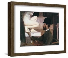 Portrait Of Charles C. Curran-William John Whittemore-Framed Premium Giclee Print