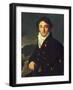 Portrait of Charles Cordier (1777-1870) 1811-Jean-Auguste-Dominique Ingres-Framed Giclee Print