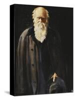 Portrait of Charles Darwin, Standing Three Quarter Length, 1897-John Collier-Stretched Canvas