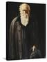 Portrait of Charles Darwin, Standing Three Quarter Length, 1897-John Collier-Stretched Canvas