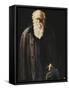 Portrait of Charles Darwin, Standing Three Quarter Length, 1897-John Collier-Framed Stretched Canvas