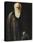Portrait of Charles Darwin, Standing Three Quarter Length, 1897-John Collier-Stretched Canvas