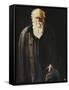 Portrait of Charles Darwin, Standing Three Quarter Length, 1897-John Collier-Framed Stretched Canvas