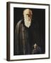 Portrait of Charles Darwin, standing three quarter length-John Collier-Framed Giclee Print