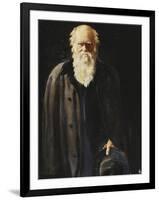 Portrait of Charles Darwin, standing three quarter length-John Collier-Framed Giclee Print