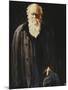 Portrait of Charles Darwin, standing three quarter length-John Collier-Mounted Giclee Print