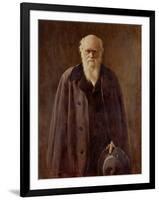 Portrait of Charles Darwin-John Collier-Framed Giclee Print