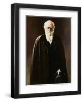 Portrait of Charles Darwin-null-Framed Giclee Print