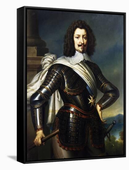 Portrait of Charles De Guise or Charles of Lorraine-Jean-Marc Nattier-Framed Stretched Canvas