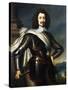 Portrait of Charles De Guise or Charles of Lorraine-Jean-Marc Nattier-Stretched Canvas