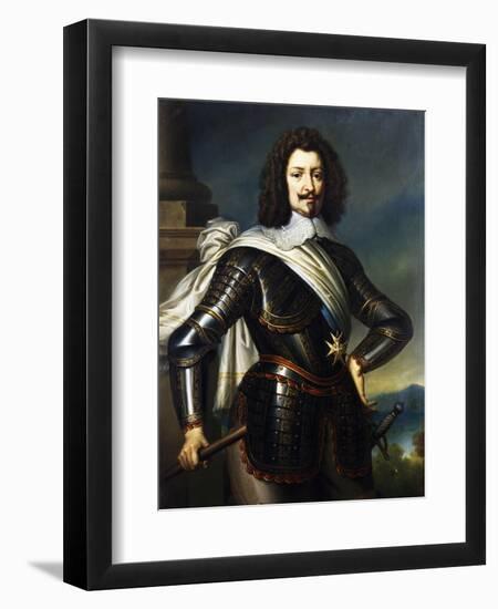 Portrait of Charles De Guise or Charles of Lorraine-Jean-Marc Nattier-Framed Giclee Print