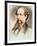 Portrait of Charles Dickens, 1869-E. Goodwyn Lewis-Framed Giclee Print