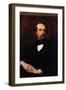 Portrait of Charles Dickens-Ary Scheffer-Framed Giclee Print