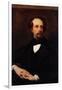 Portrait of Charles Dickens-Ary Scheffer-Framed Giclee Print