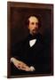 Portrait of Charles Dickens-Ary Scheffer-Framed Giclee Print