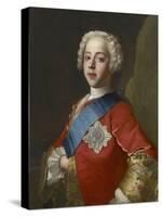 Portrait of Charles Edward Stuart, 'Bonnie Prince Charlie'-Jean-Etienne Liotard-Stretched Canvas