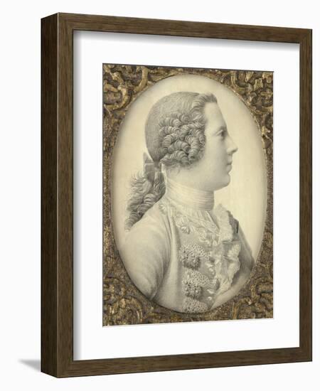 Portrait of Charles Edward Stuart, Bonnie Prince Charlie-Giles Hussey-Framed Giclee Print