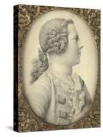 Portrait of Charles Edward Stuart, Bonnie Prince Charlie-Giles Hussey-Stretched Canvas