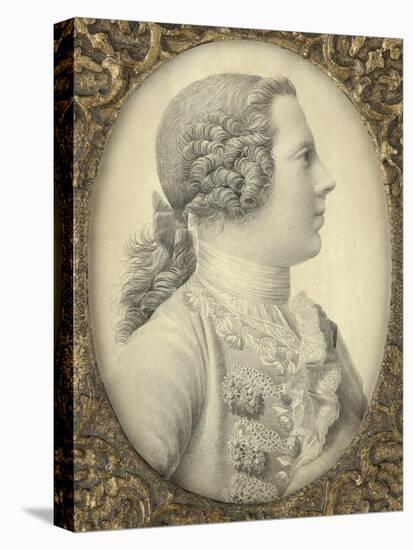 Portrait of Charles Edward Stuart, Bonnie Prince Charlie-Giles Hussey-Stretched Canvas