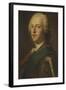 Portrait of Charles Edward Stuart, 'Bonnie Prince Charlie'-Maurice Quentin de La Tour-Framed Giclee Print