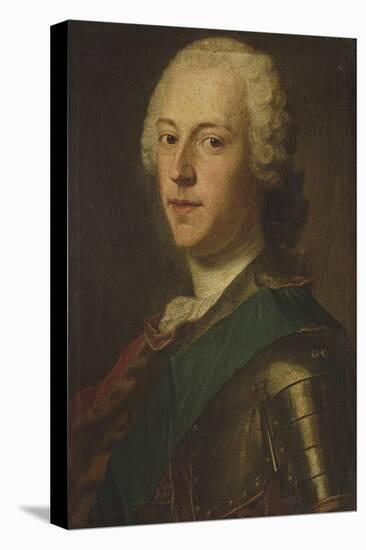 Portrait of Charles Edward Stuart, 'Bonnie Prince Charlie'-Maurice Quentin de La Tour-Stretched Canvas