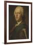 Portrait of Charles Edward Stuart, 'Bonnie Prince Charlie'-Maurice Quentin de La Tour-Framed Giclee Print