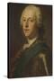 Portrait of Charles Edward Stuart, 'Bonnie Prince Charlie'-Maurice Quentin de La Tour-Stretched Canvas