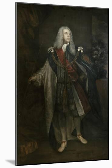 Portrait of Charles Fitzroy, 2nd Duke of Grafton, 1755-57-Sir Joshua Reynolds-Mounted Giclee Print