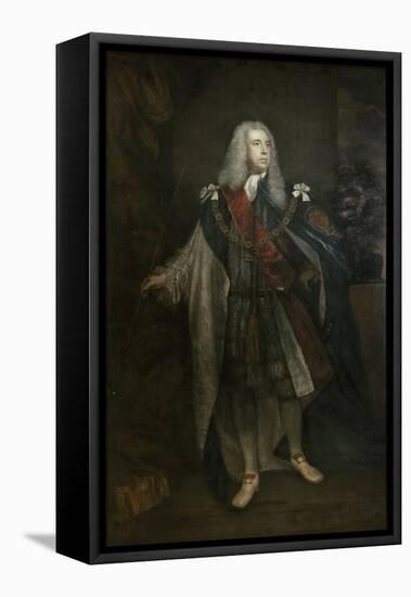 Portrait of Charles Fitzroy, 2nd Duke of Grafton, 1755-57-Sir Joshua Reynolds-Framed Stretched Canvas