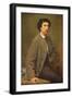 Portrait of Charles Garnier, a Friend of the Artist, 1868-Paul Baudry-Framed Giclee Print