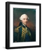 Portrait of Charles Henri Count of Estaing-Jean Pierre Franque-Framed Giclee Print