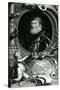 Portrait of Charles Howard-Jacobus Houbraken-Stretched Canvas