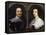 Portrait of Charles I and Henrietta Maria of England by Anthonie-null-Framed Stretched Canvas