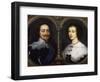 Portrait of Charles I and Henrietta Maria of England by Anthonie-null-Framed Giclee Print