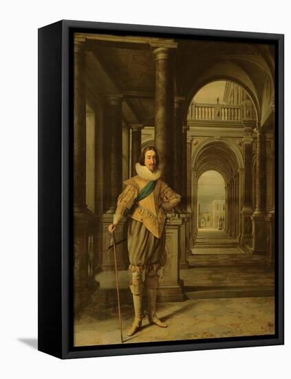 Portrait of Charles I, King of England, Scotland and Ireland, 1626-27-Daniel Mytens-Framed Stretched Canvas