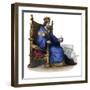 Portrait of Charles I of Naples (Charles of Anjou) (1227-1285), King of Sicily-French School-Framed Giclee Print