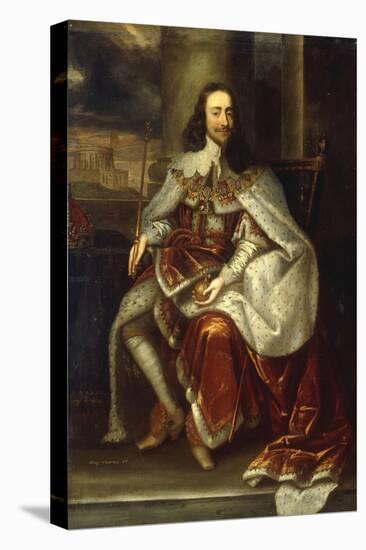 Portrait of Charles I-Sir Anthony Van Dyck-Stretched Canvas