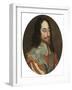 Portrait of Charles I-Sir Anthony Van Dyck-Framed Giclee Print