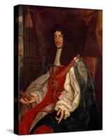 Portrait of Charles II (1630-85) C.1660-65-John Michael Wright-Stretched Canvas