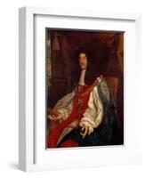 Portrait of Charles II (1630-85) C.1660-65-John Michael Wright-Framed Giclee Print