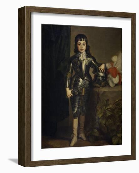 Portrait of Charles II of England as Child-Sir Anthony Van Dyck-Framed Giclee Print