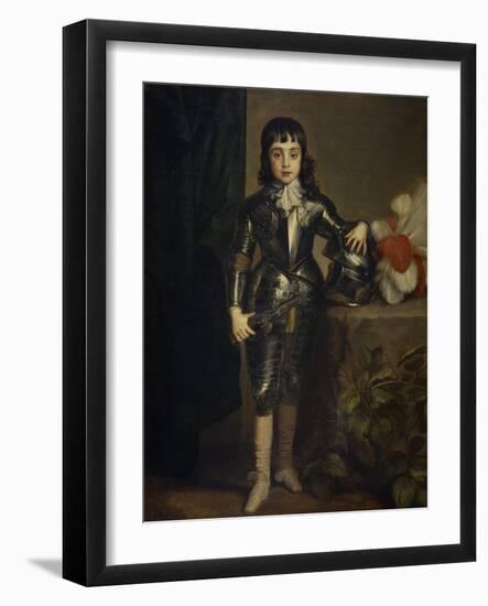 Portrait of Charles II of England as Child-Sir Anthony Van Dyck-Framed Giclee Print