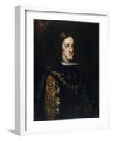 Portrait of Charles II of Spain, 1680-1683-Claudio Coello-Framed Giclee Print