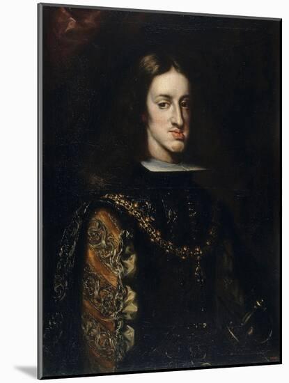 Portrait of Charles II of Spain, 1680-1683-Claudio Coello-Mounted Giclee Print