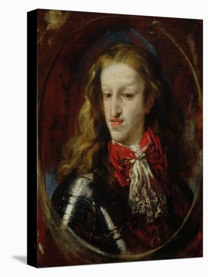Portrait of Charles II-Claudio Coello-Stretched Canvas