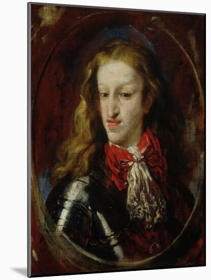 Portrait of Charles II-Claudio Coello-Mounted Giclee Print