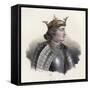 Portrait of Charles IV the Fair, King of France-null-Framed Stretched Canvas