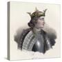 Portrait of Charles IV the Fair, King of France-null-Stretched Canvas