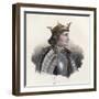 Portrait of Charles IV the Fair, King of France-null-Framed Giclee Print